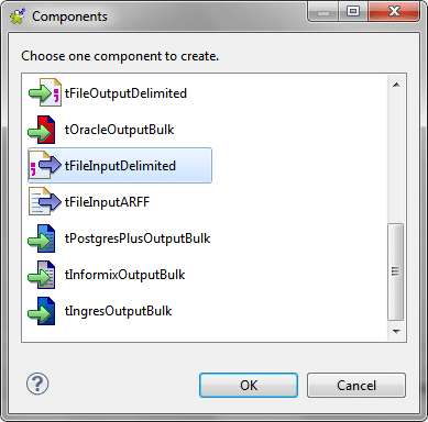 talend csv mysql